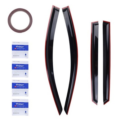 4X Window Vent Visors Fits For Hyundai Santa Fe Sport Model 2013-2018 2017 2016