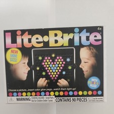 New MINI LITE BRITE Set -the 90 Piece Set - Batteries Included Sealed New in Box