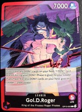 Gol.D.Roger  OP13-003 ONE PIECE Tcg Card Game NM PURPLE/RED Leader