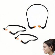 Yayaboqu Banded Ear Plugs for Shooting, 29dB NRR Noise Reduction, Reusable Silic