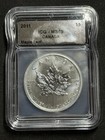 2011 CANADA $5 MAPLE LEAF, 1 Oz .999 SILVER COIN ICG-MS69 - BETTER DATE — photo 1