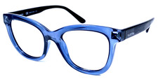 VALENTINO V2684 419 Italy Blue Clear/Black Eyeglasses Frame 51-18-140