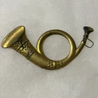 Original Civil War Infantry Bugle Hat Insignia - 1858 Pattern