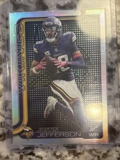 Justin Jefferson SSP 	2025 Topps Chrome 	Lightboard Logo Refractor SSP. RAREE