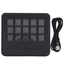 Stream Controller with 15 Customizable LCD Keys, Plug and Play Control Deck