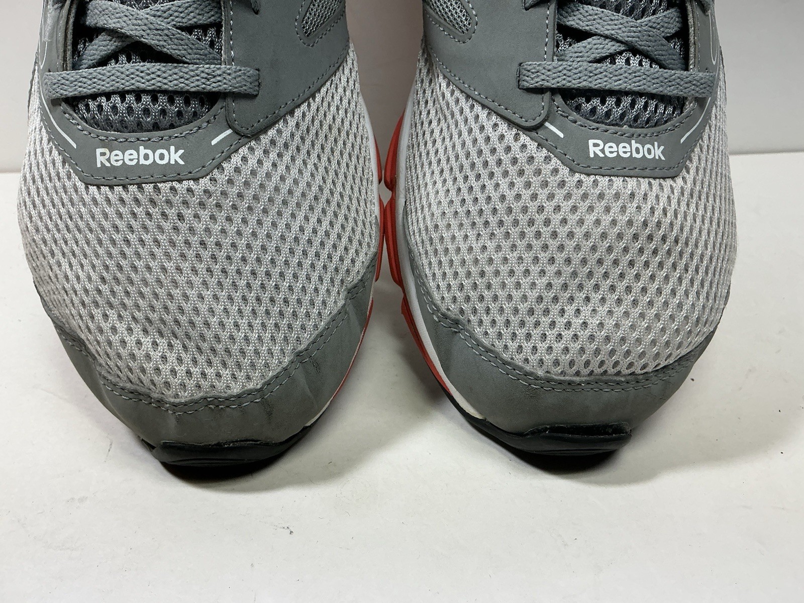 Reebok DMX Ride Running Shoes Mens Sz 13 Athletic Sneakers White Gray Orange thumbnail 7