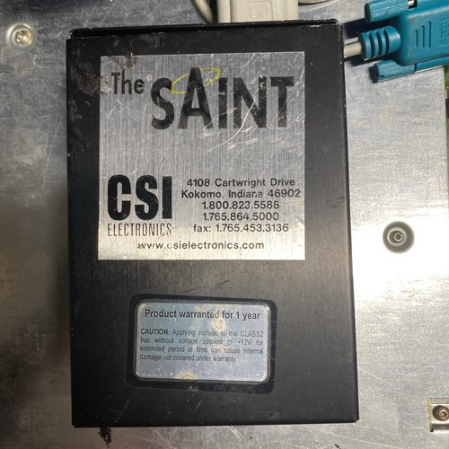 CSI ELECTRONICS THE SAINT RS 232 SYSTEM ANALYSIS INTERFACE TOOL WARRANTY