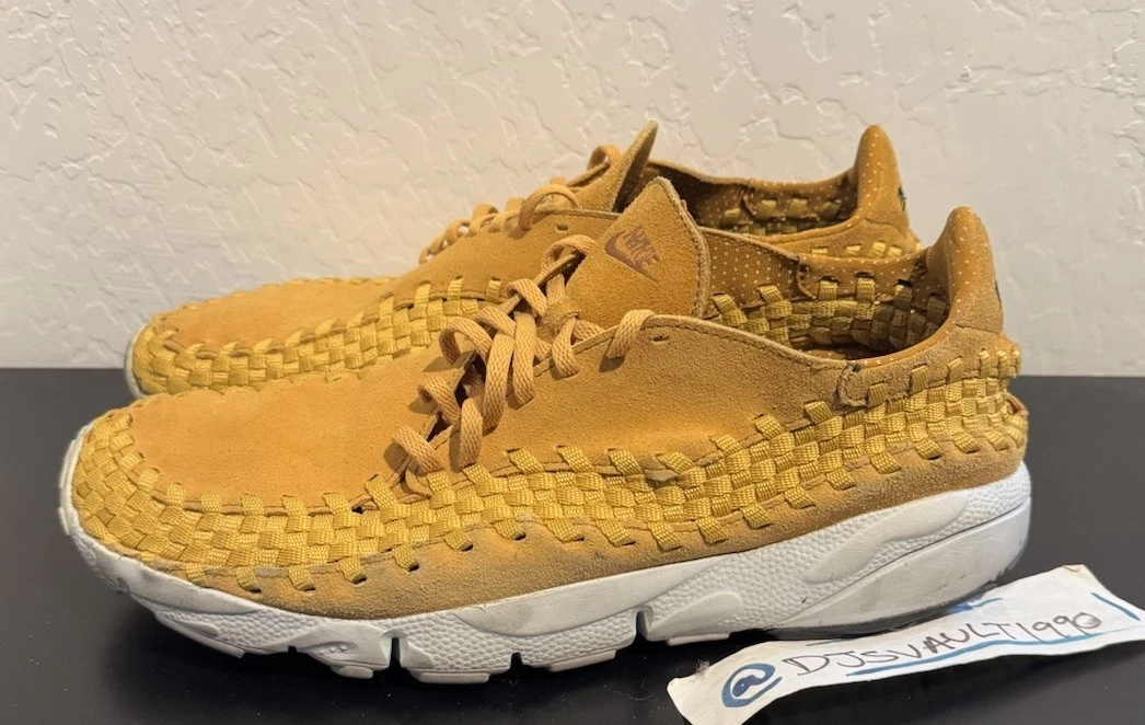 Nike Air Footscape Casual Woven Color Desert Ochre, White Men\'s Size 9 Nike Air Footscape Woven NM Desert Ochre/ Desert Ochre  main image 4