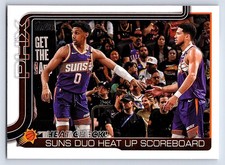 2025-26 Topps #294 Heat Check!: Suns Duo Heat Up Scoreboard