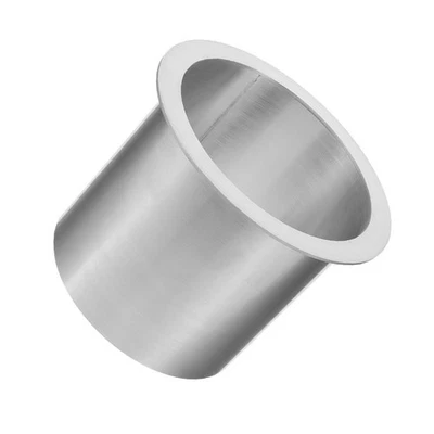 Goulotte à déchets ronde en acier inoxydable, avec œillets, porte-poubelle - Photo 1/4