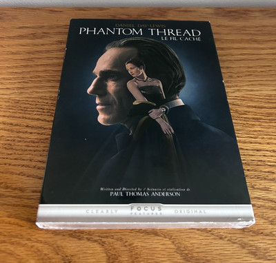 Phantom Thread DVD with slipcover Daniel Day-Lewis Paul Thomas Anderson SEALED