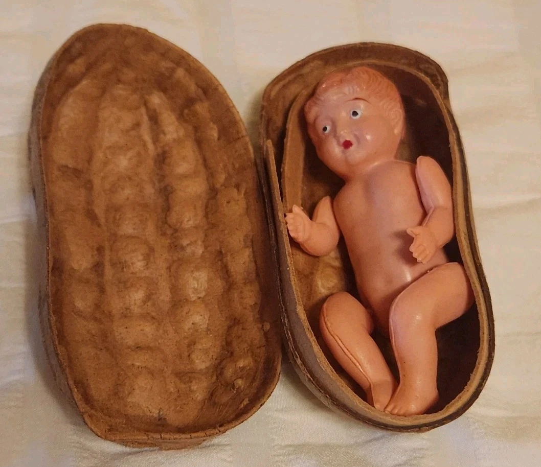 希少　オキュパイドジャパン　レトロ　セルロイド　ガラガラ　赤ちゃん　いぬ　犬 Celluloid Toy Japan In Vintage & Antique Celluloid Toys for sale