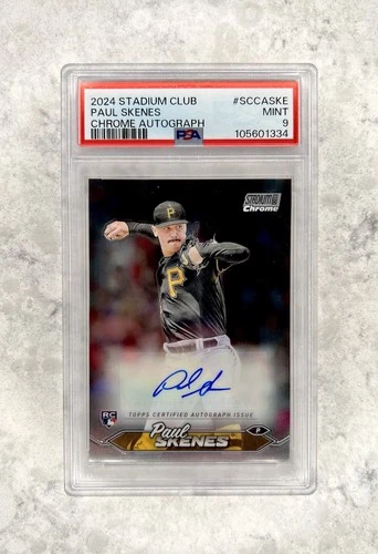 🔥2024 Topps Stadium Club Chrome - Paul Skenes Rookie Auto 🔥 LOW POP 🔥