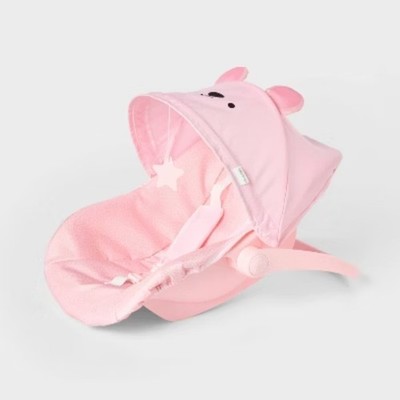 Pink Dot Bear Doll Car Carrier for 14'' - 16'' Dolls
