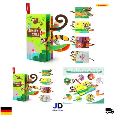 beiens Babybuch Stoffbuch Fühlbuch 3D Aktivitäten | Babyspielzeug 0-24 M...