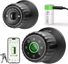 Fingerprint Door Lock, 4-In-1 Lock for Bedroom, Home, Apartment Office, Smart