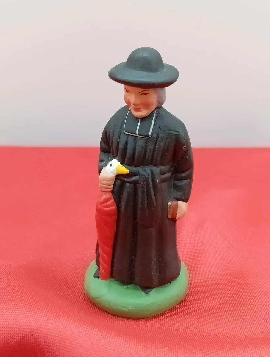 Santon La Femme à l'enfant 8 / 9 cm - Santons Saurel