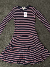 Michael Kors Navy Stripe Dress Size XS NWT