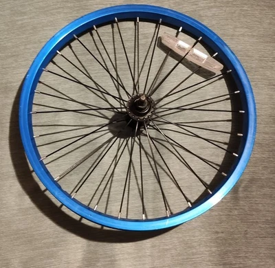 BMX Vorderrad blau 20 Zoll - Bild 1 von 4