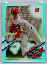 Koya Takahashi 2021 Topps Chrome NPB Aqua Refractor /199 #148