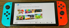 Nintendo Switch OLED Handheld Console - Great Condition - Neon Red Blue Joy-cons