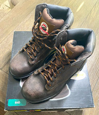 Brahma RAID Steel Toe Work Boots Mens 5.5 D Medium Brown Lace Up. Women’s 5 1/2