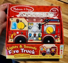 Melissa And Doug Lights  Sounds Fire Truck Activity Board
