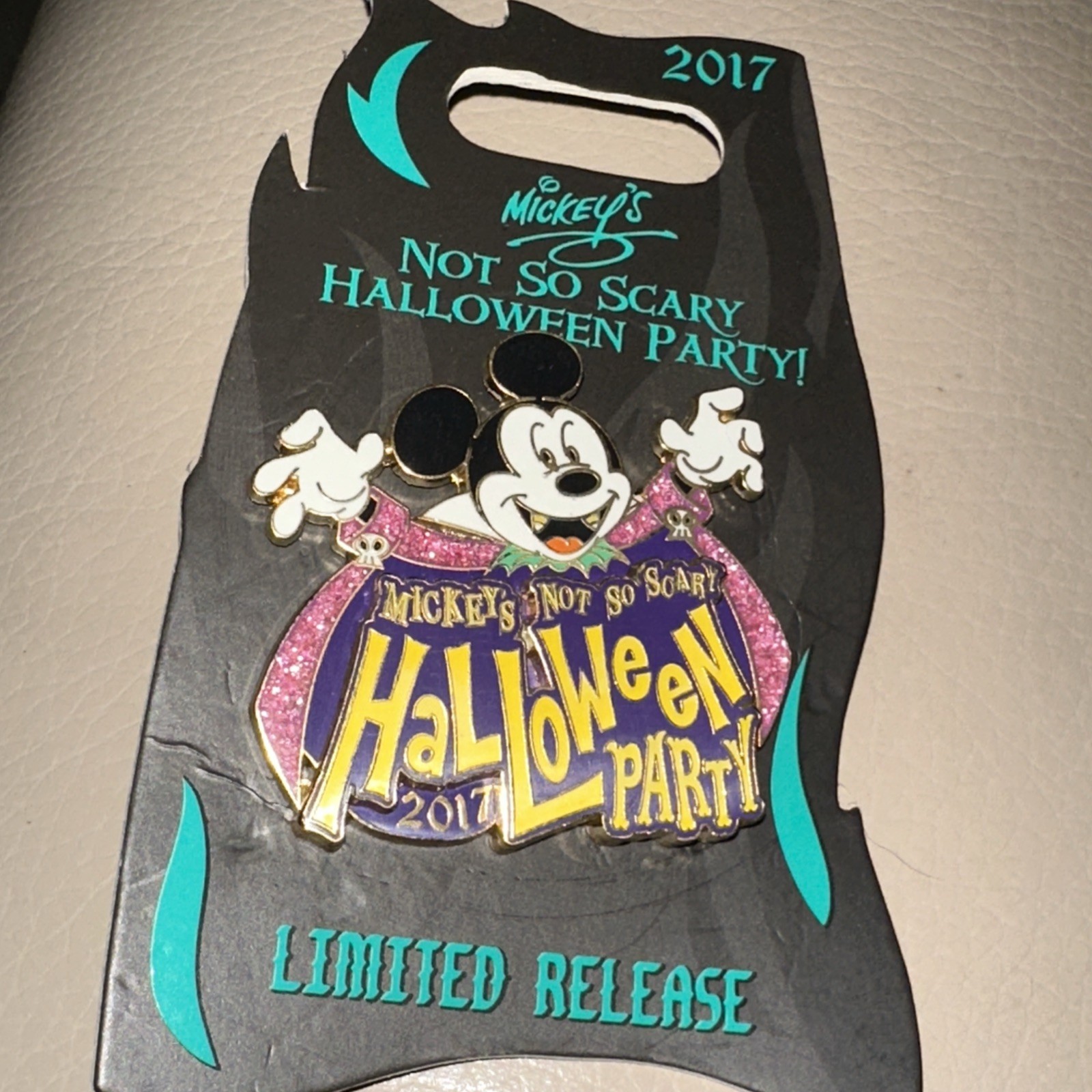 2017 Disney Mickey's Not So Scary Halloween Party Pin MNSSHP Limited Release