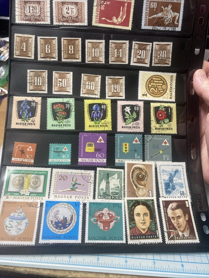70+ Vtg Magyar/Hungary Stamps/Postage Due 1953-1972. MNH/Cancelled. A DEAL-LOOK! - Image 2 of 4