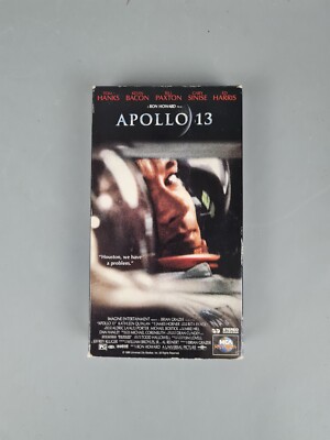 90s VHS Video Kassette Apollo 13 Tom  Hanks Kevin Backon Orginal USA Version 