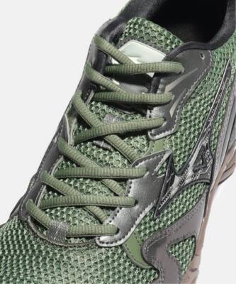 D1GA243109 Mizuno Wave Rider 10 Green Black Metallic Grey