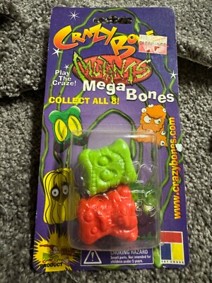 Lot #2 Crazy Bones Mutants Mega Bones NIB 1999