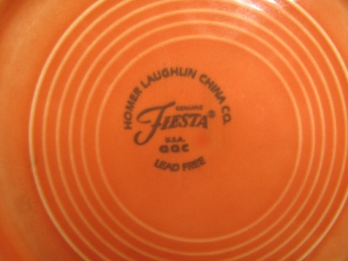 MODERN FIESTAWARE SET OF 8 ROUND LUNCHEON PLATES MIXED COLORS 9"~RETRO~ART DECO - Picture 13 of 18