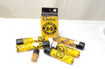 6 FULL VINTAGE DAISY TUBES & 2500 COUNT CONTAINER.