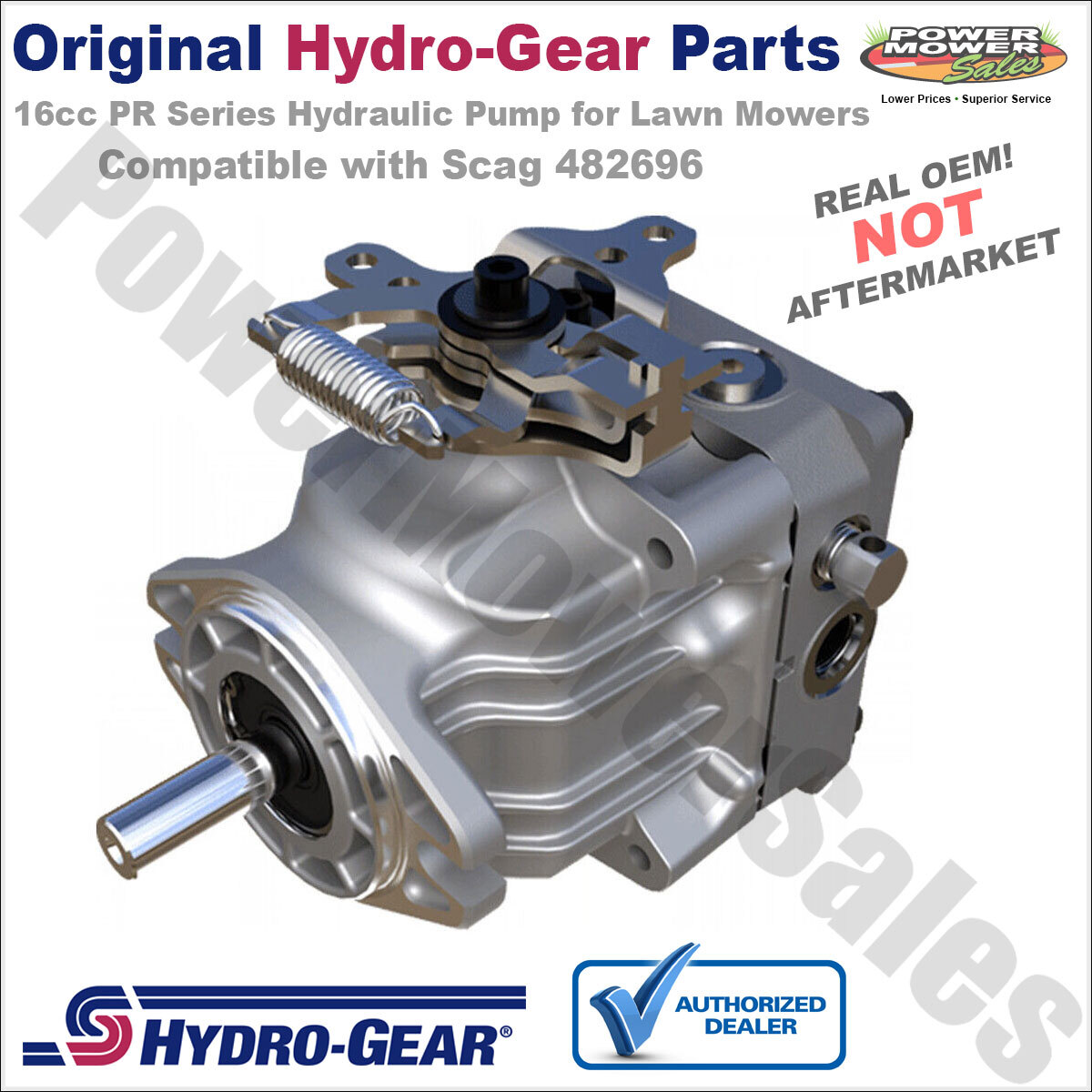 Hydro Gear 16cc PR Series Hydraulic Pump for Lawn Mowers