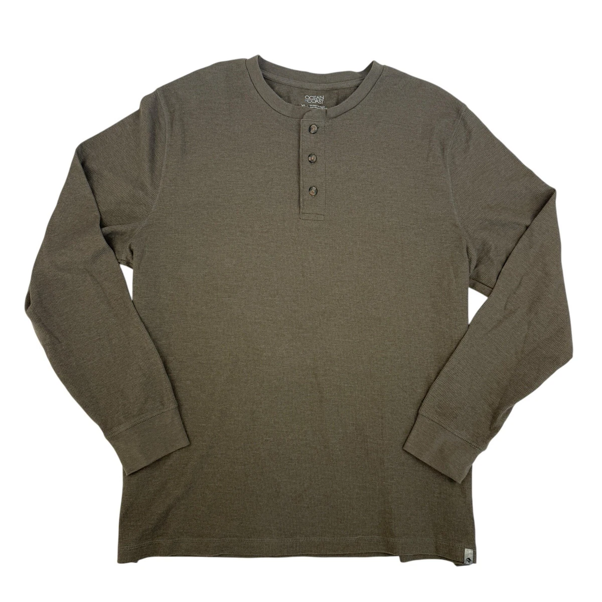 Chemise OCEAN & COAST Manches Longues Orange Brûlé, Taille XL - Pêche Et Détente
