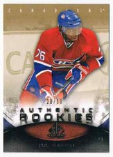 2010-11 SP GAME USED GOLD P.K. SUBBAN ROOKIE 20/50 MONTREAL CANADIENS #198