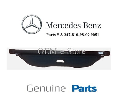 Genuine Mercedes X247 Roller Blind Shade Cargo Cover for 2020-2024