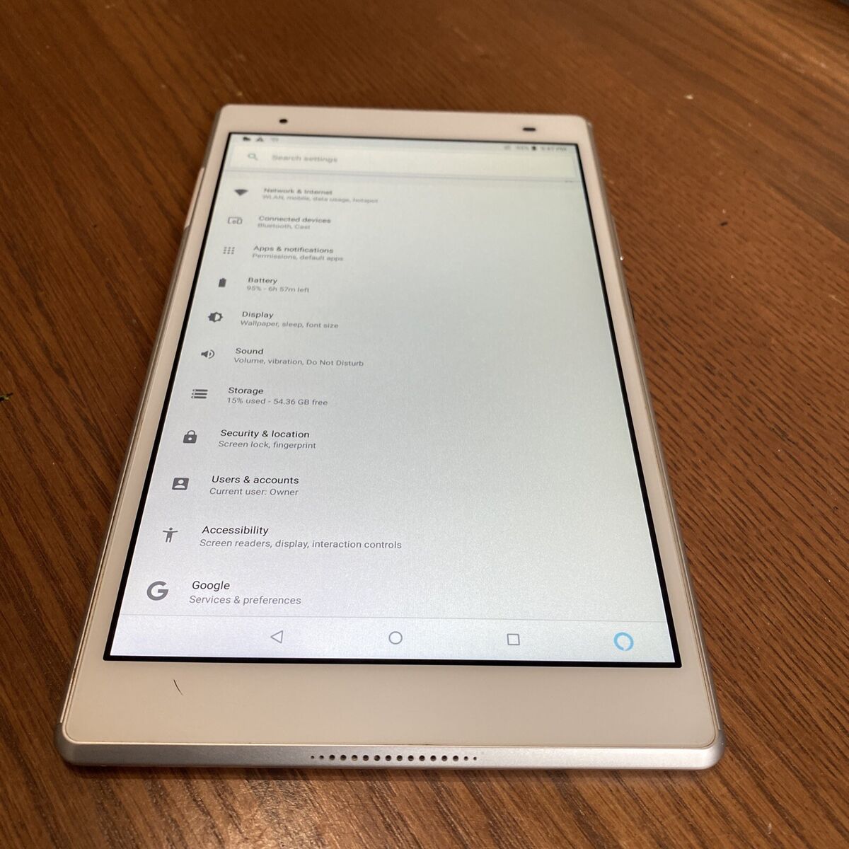Lenovo tab 4 8 plus Andriod 8.1.0 64GB TB-8704X White