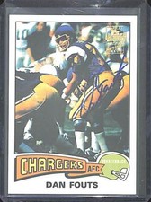 2001 Topps Archives Fan Favorites Football Autograph #AA-DF Dan Fouts