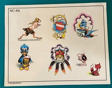 Spaulding and Rogers Tattoo Flash Sheet NC-84