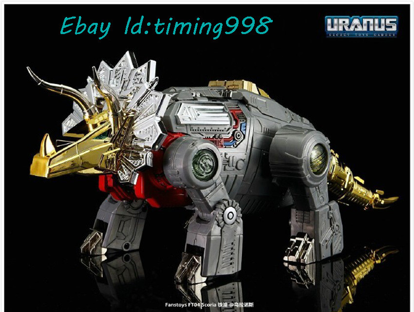 Fanstoys Toy MP FT-04 Primary Iron Slag Dino Action Figure Stock USED TOYS