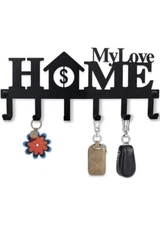 Creative Key Hooks, 13x5.7in Wall Hang.NEW