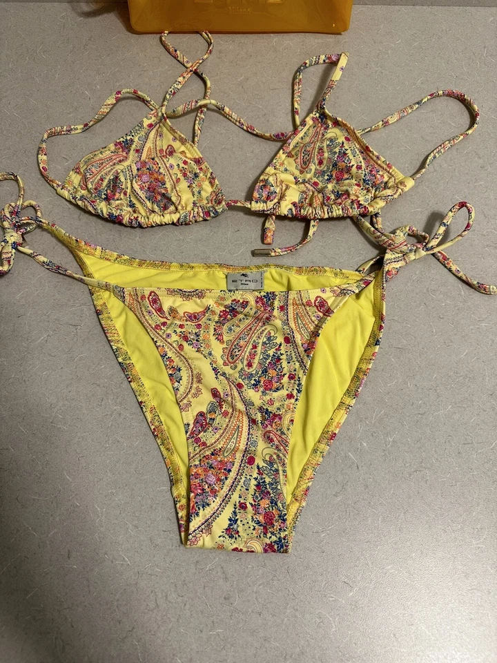 BNW WOMENS ETRO Paisley bikini, size 38, Made in Italy - Image 2 of 4