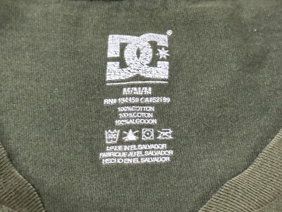 DC Shoe Co. - Men's T-Shirt Size M - MEDIUM - GREEN - DC SHOES -DC
