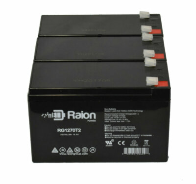Raion Power 12V 7Ah CSB GPL-1272-F1 SLA AGM Battery - 3 Pack