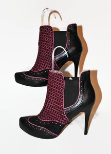 pink ankle boots uk