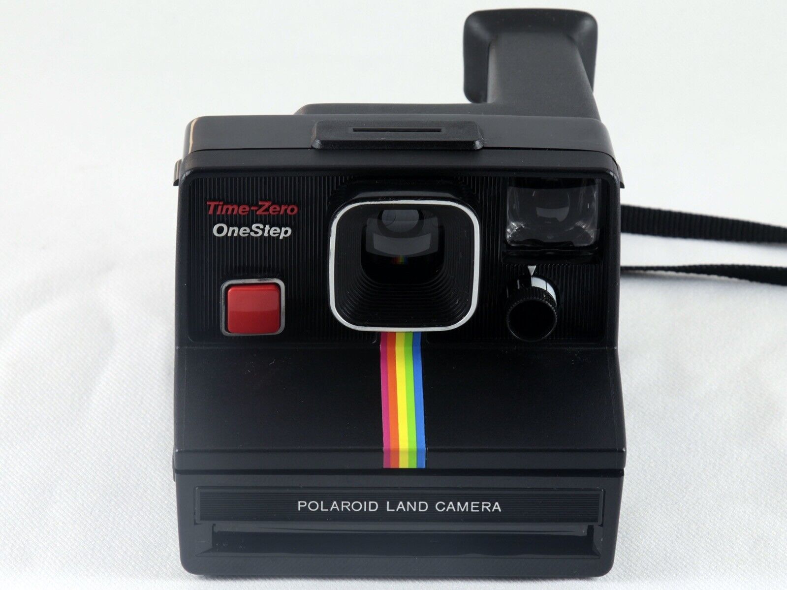 Vintage Polaroid SX-70 OneStep Time-Zero Rainbow Stripe Camera 