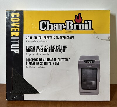 Smoker Cover 30  Digital Electric Char-Broil New In Box Charbroil 