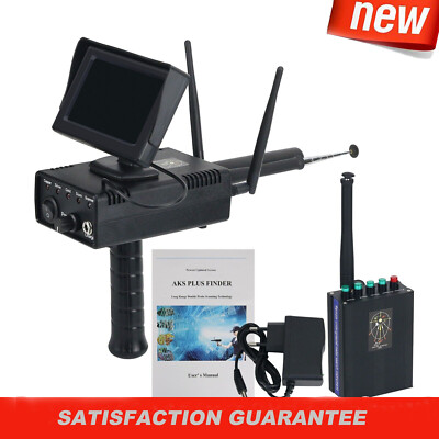 AKS Plus 3D Long Range Metal Detector Underground Gold Finder with Large Screen